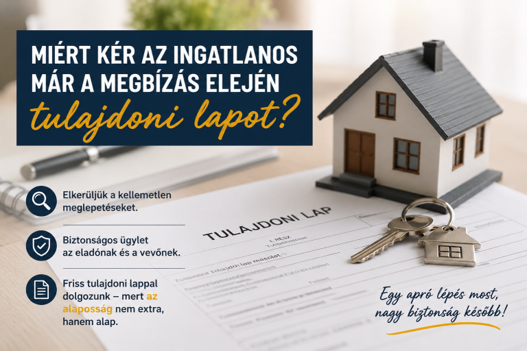 Miért fontos megbízásnál a  tulajdoni lap?
